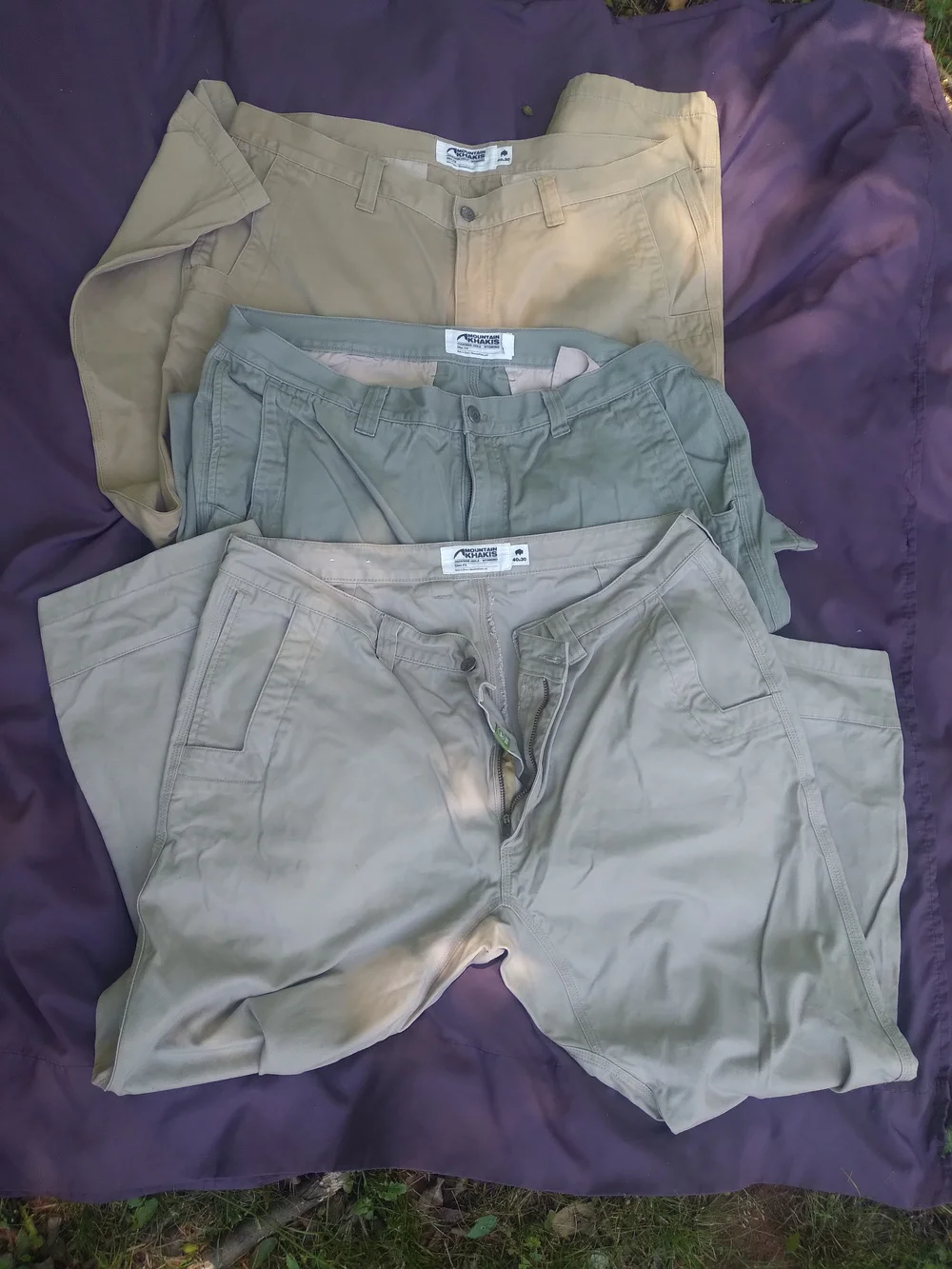 Mountain Khakis Men's Chinos in Tan, Olive, and Light Khaki - Picture 1 of 5
